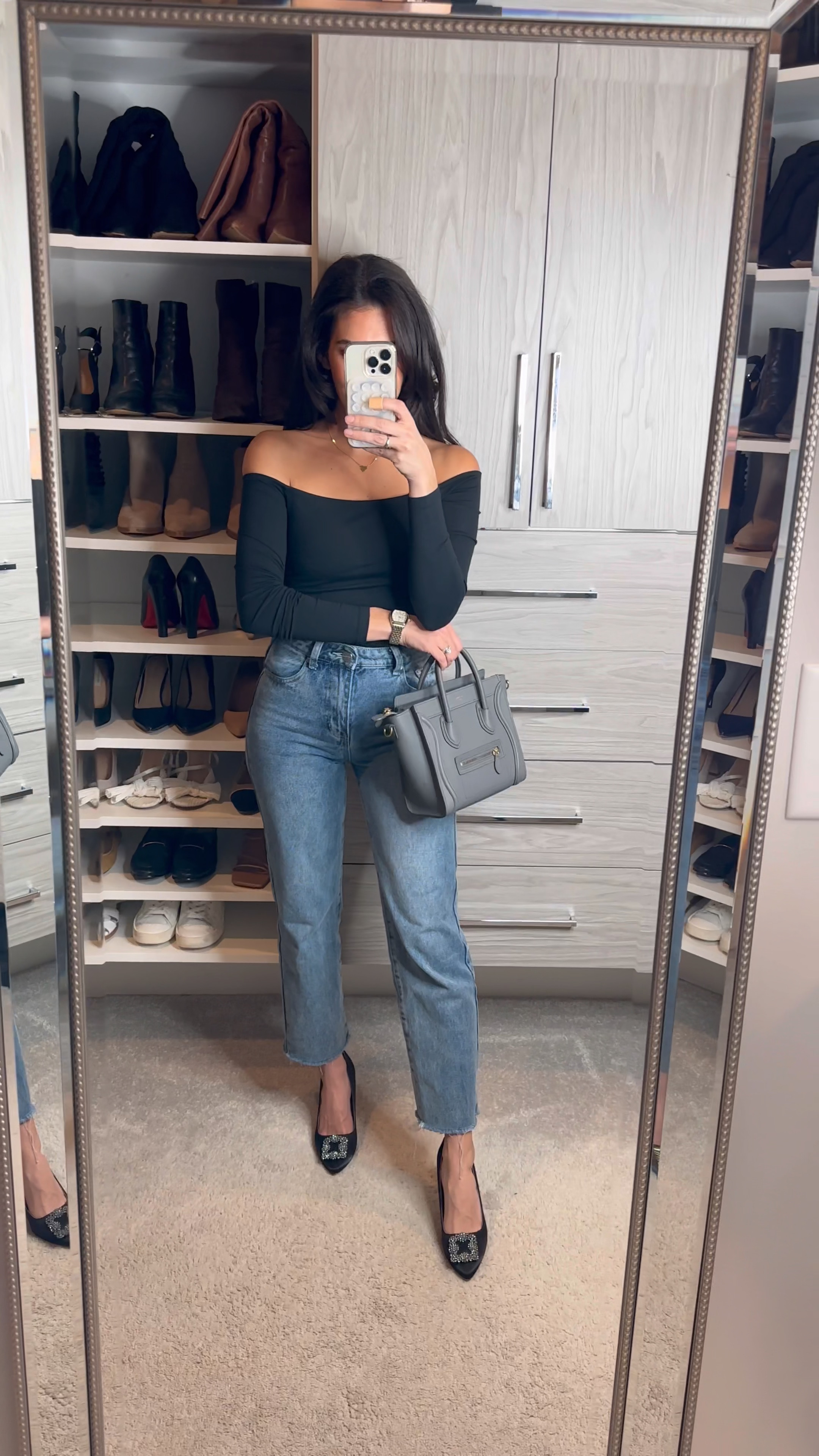 Date night top under $100 / Nuuds bodysuit TTS and these revolve jeans I cut the hem because I’m only 5’2 

#LTKfindsunder100 #LTKstyletip