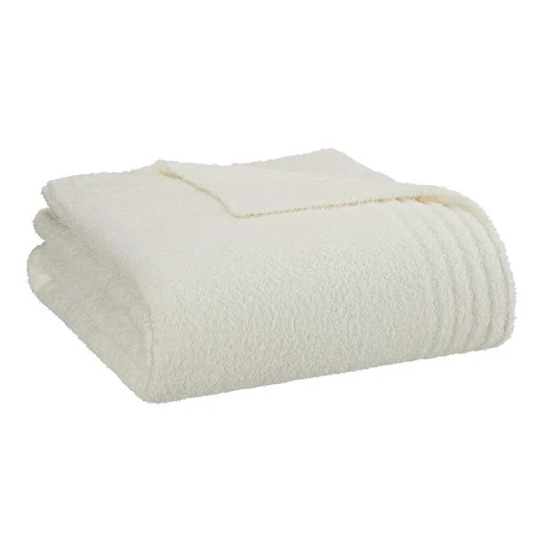 Better Homes & Gardens Cozy Knit Throw, 50"x72", Vanilla Dream - Walmart.com | Walmart (US)