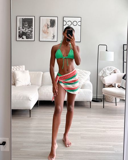 New swimsuit from montce! #bikini #greenbikini #sarong #poolstyle 

#LTKtravel #LTKSeasonal #LTKswim