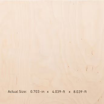3/4-in x 4-ft x 8-ft Maple Plywood | Lowe's