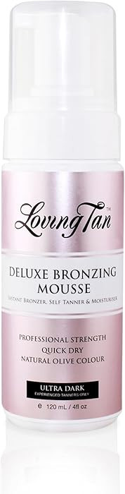 Loving Tan Deluxe Self Tanning Bronzing Mousse, Ultra Dark - Streak Free, Professional Quality Su... | Amazon (US)
