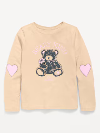 Long-Sleeve Graphic T-Shirt for Girls | Old Navy (US)