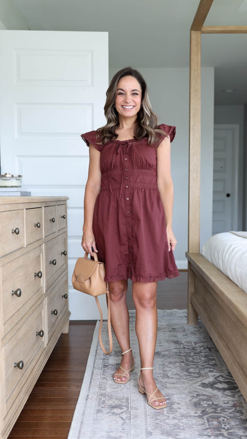 Four petite-friendly early fall dresses! 

Burgundy mini (Gap): petite xs

#LTKPetite