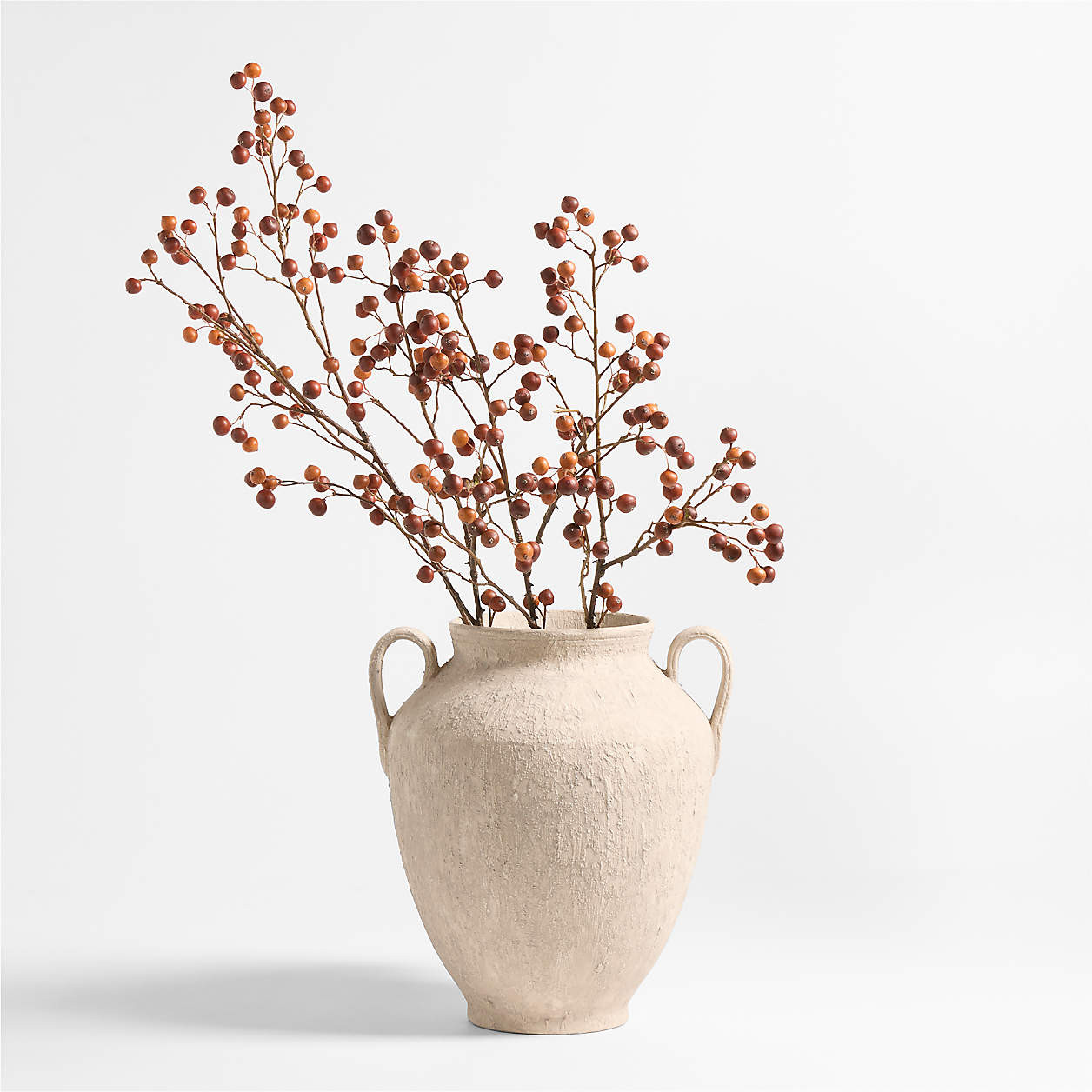 Faux Rose Hip Spray 34" by Abigail Ahern + Reviews | Crate & Barrel | Crate & Barrel