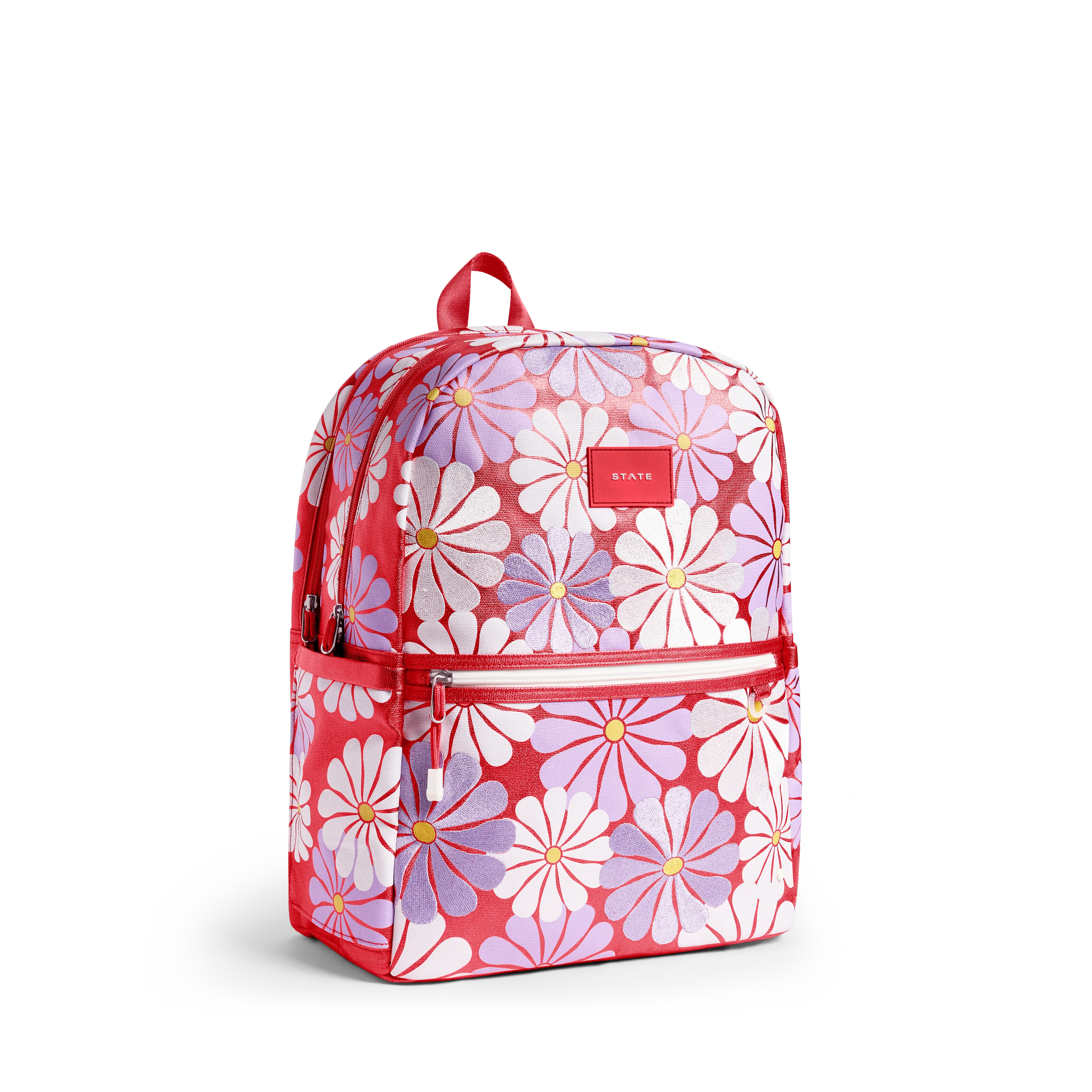 STATE Bags | Kane Kids Large Metallic Ruby Floral | STATE Bags