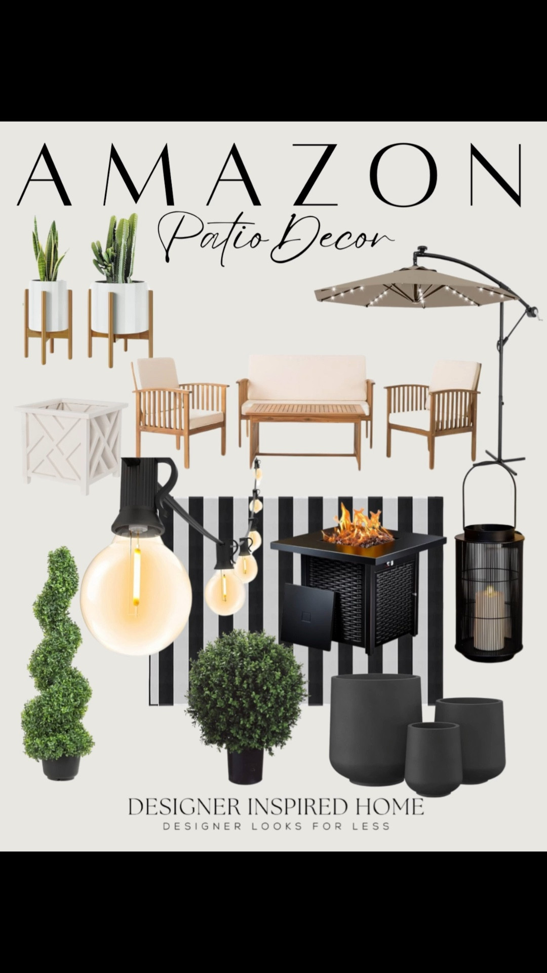 Amazon patio finds! 

#LTKSeasonal #LTKHome #LTKFindsUnder100