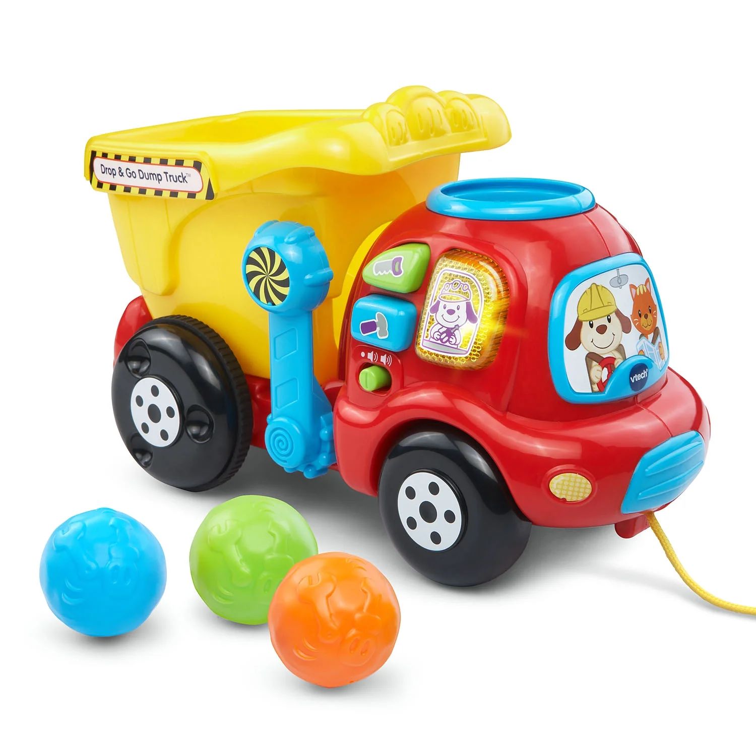 VTech, Drop and Go Dump Truck, Toddler Toy, Construction Toy - Walmart.com | Walmart (US)