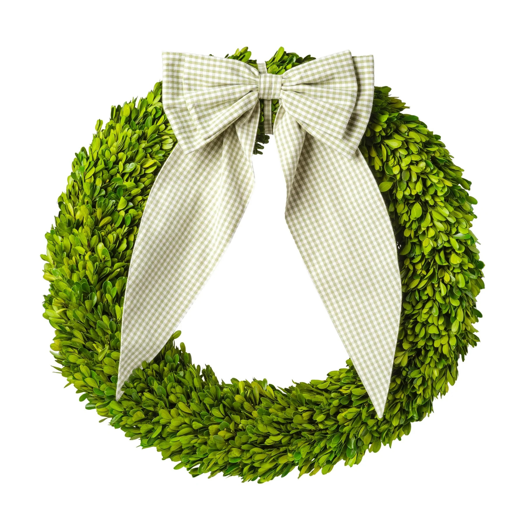 Gingham Check Oversized Bow | Cailini Coastal