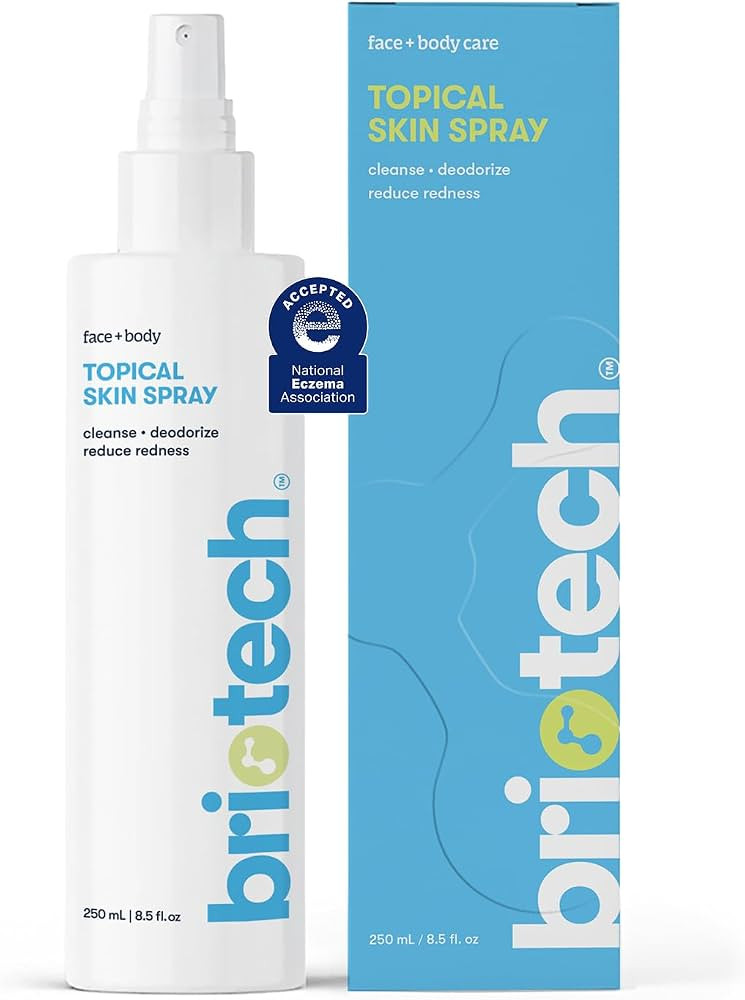BRIOTECH Topical Skin Spray, Hypochlorous Acid Spray for Sensitive Skin, HOCl Facial Mist, Full B... | Amazon (US)