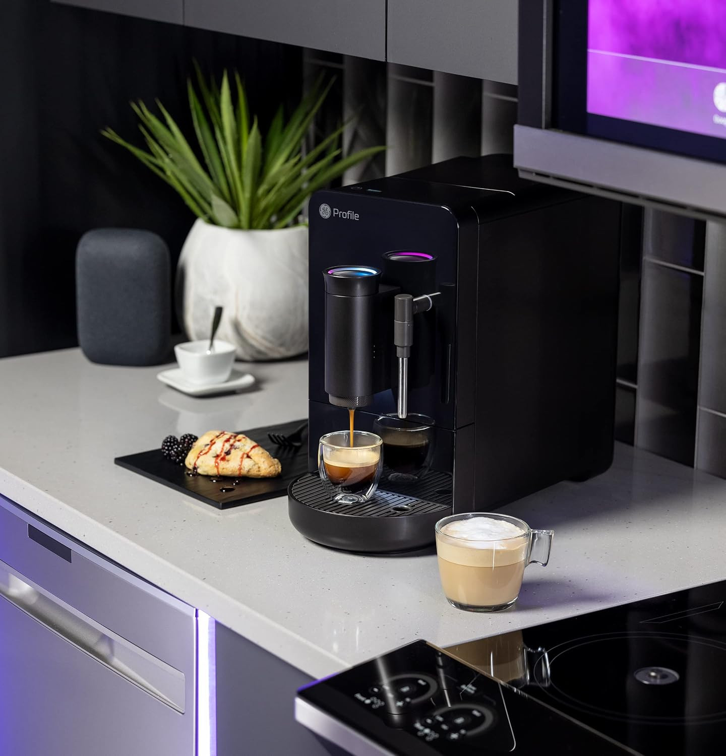 GE Profile Automatic Espresso Machine + Milk Frother | Brew in 90 Seconds | 20 Bar Pump Pressure ... | Amazon (US)