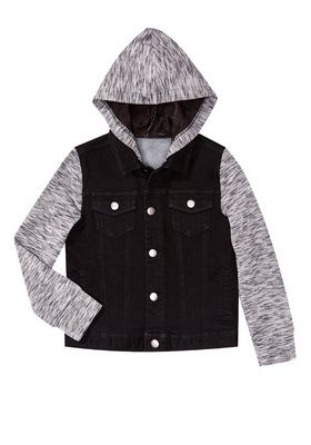 Hooded Button Up Jacket | FabKids