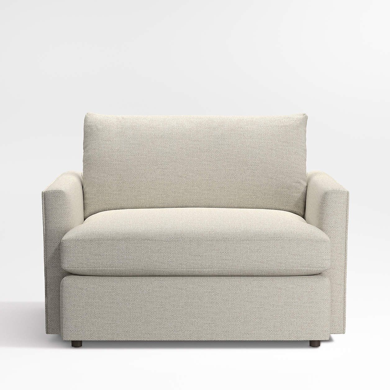 Lounge Deep Beige Chair and a Half + Reviews | Crate & Barrel | Crate & Barrel