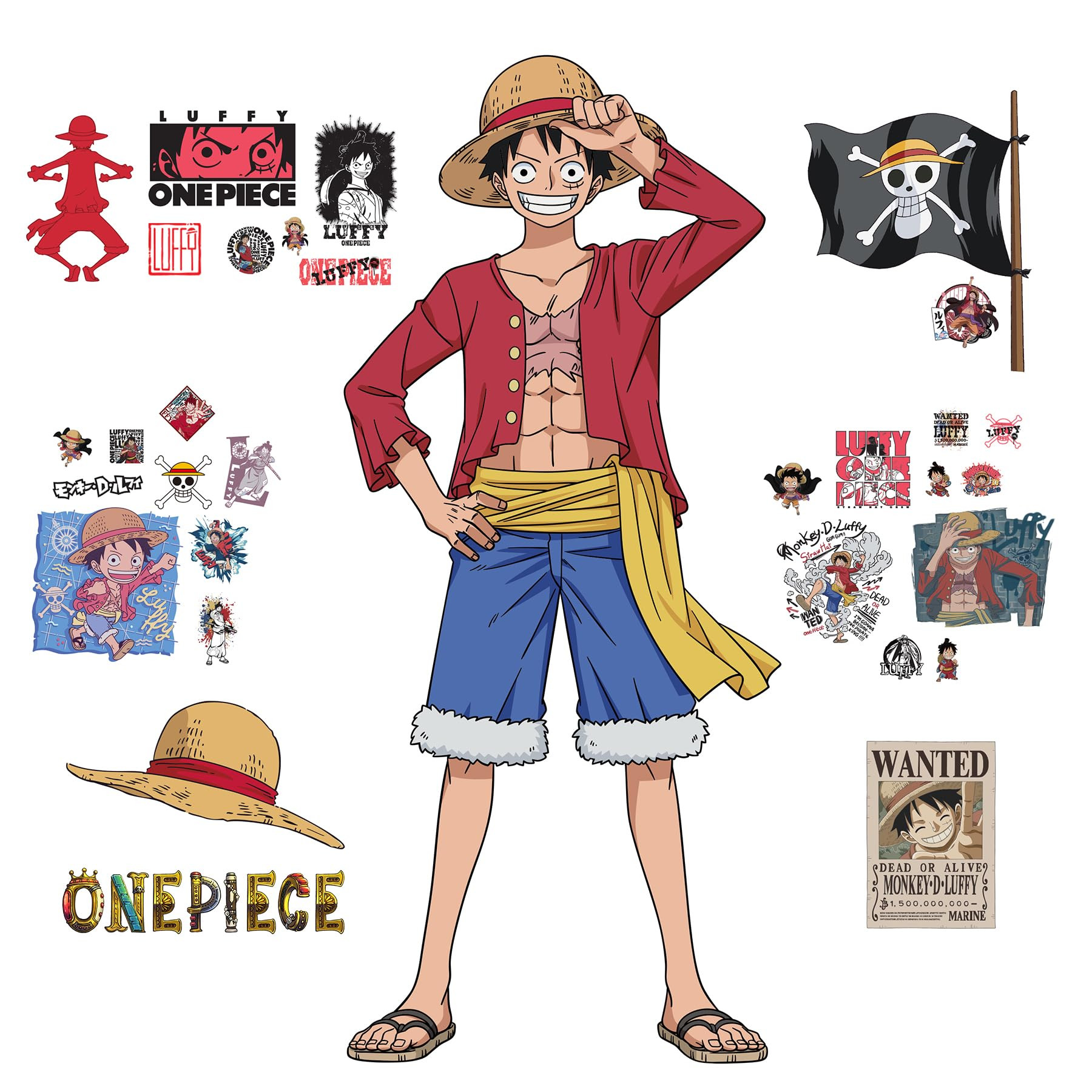 One Piece Stikers  | Amazon (US)