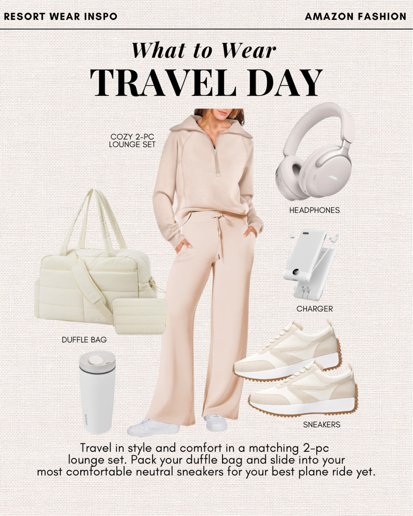 Travel outfit // amazon travel outfit idea // resort wear plane travel outfit 

#LTKShoeCrush #LTKSeasonal #LTKTravel