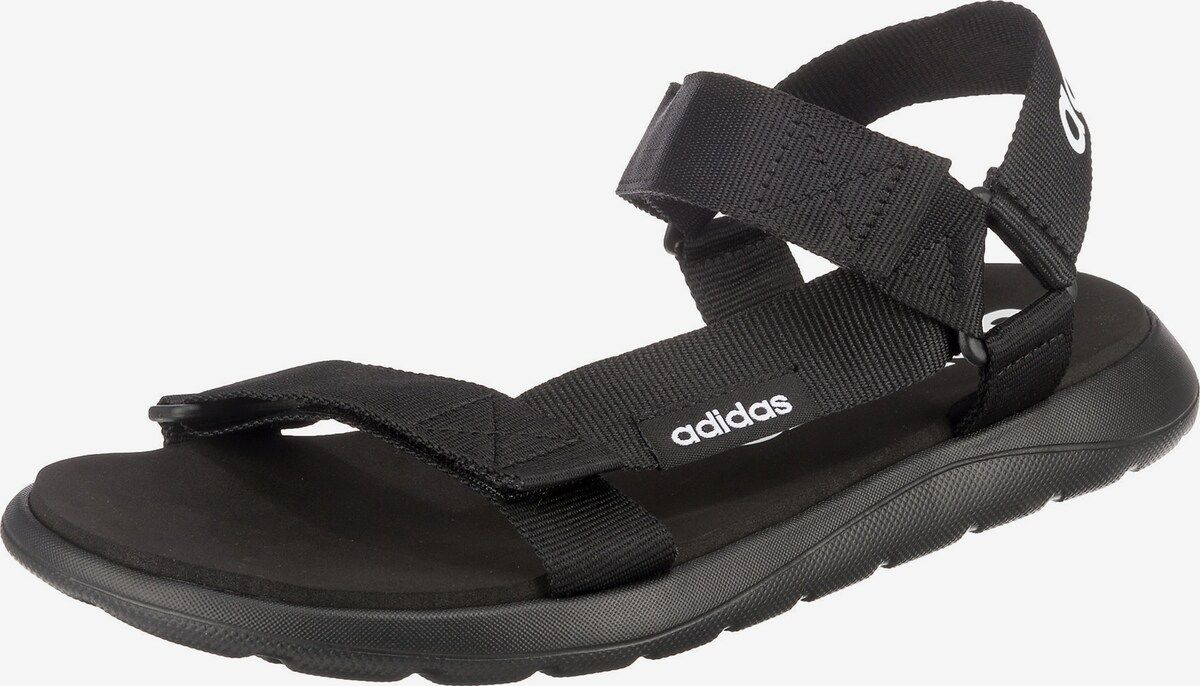 ADIDAS PERFORMANCE Outdoorsandale 'COMFORT SANDAL' in schwarz / weiß | ABOUT YOU (DE)