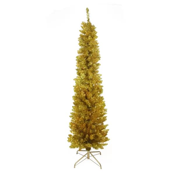 6' Lighted Faux Pine Christmas Tree | Wayfair North America