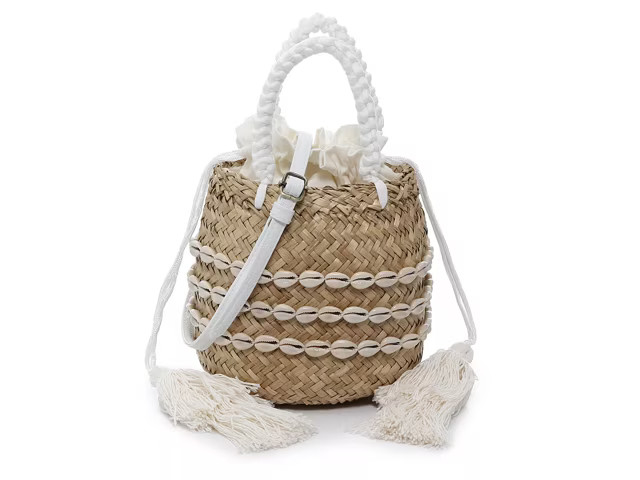Straw Shell Bucket Bag | DSW