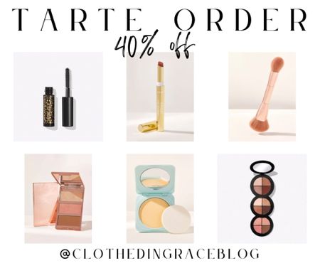 My recent Tarte order and it’s now all 40% off with code CYBER! 

#LTKCyberweek