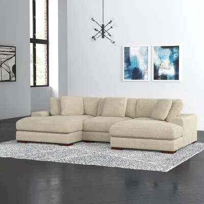 Cabbar 3-Piece Upholstered Sectional | Wayfair North America