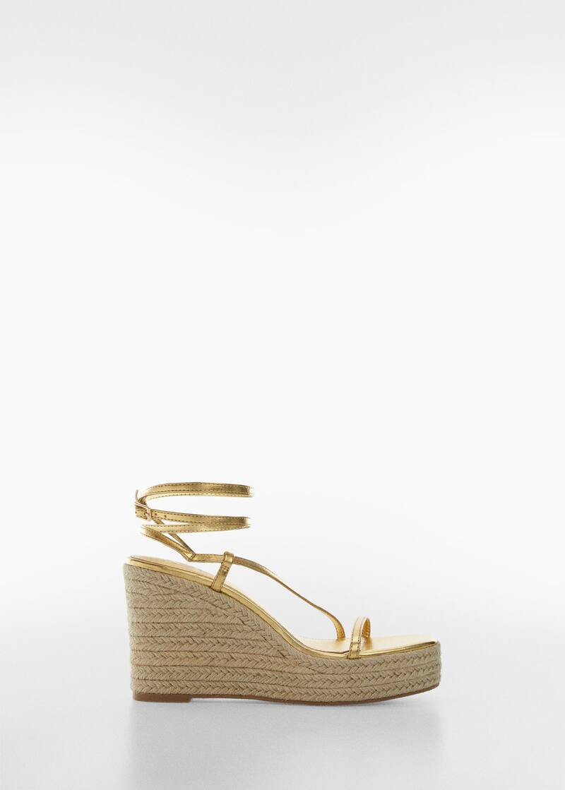 Search: Metallic wedge with straps (1) | Mango USA | MANGO (US)