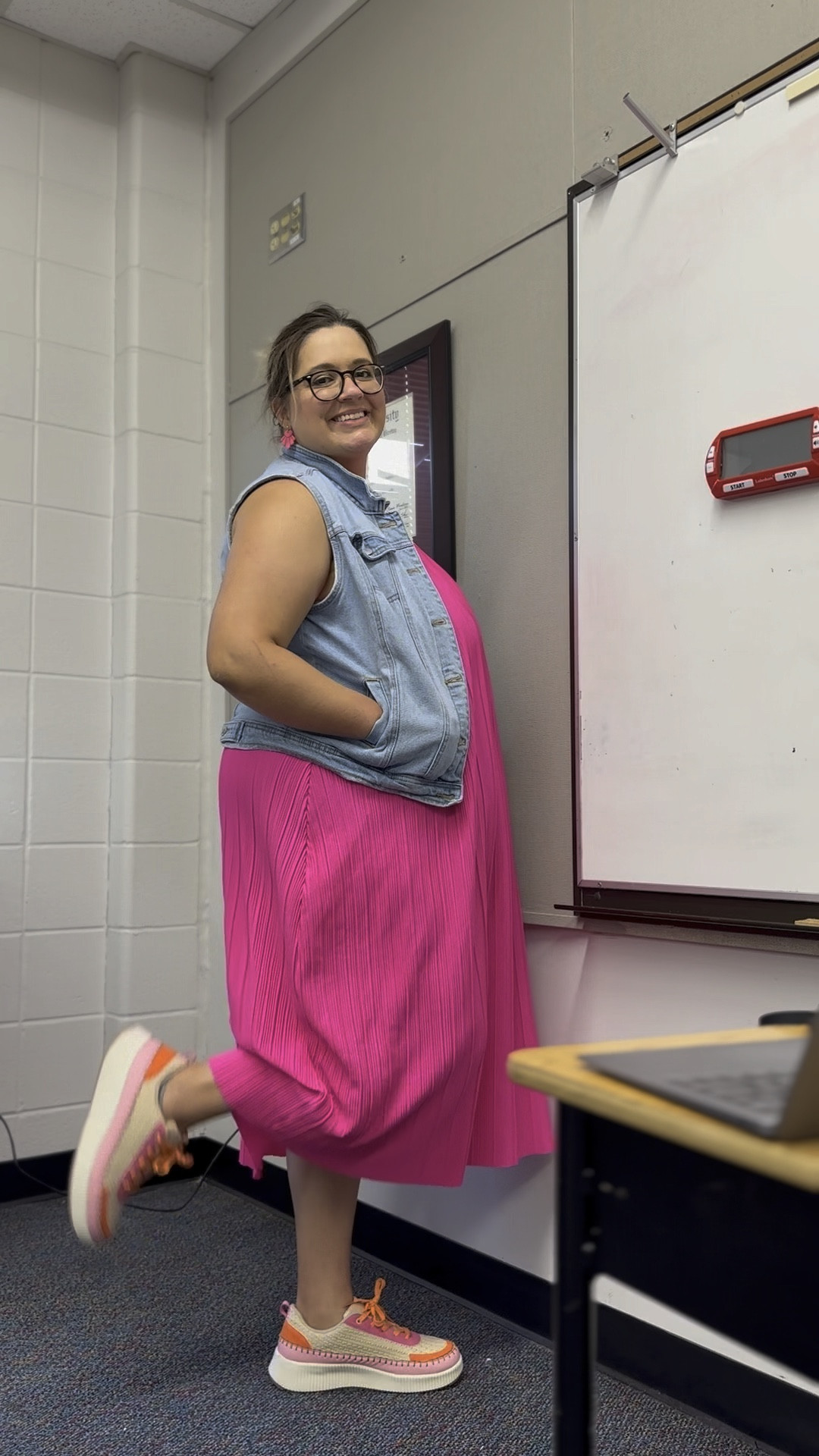 Almost the last day of school! #OOTD 

#LTKVideo #LTKPlusSize #LTKShoeCrush