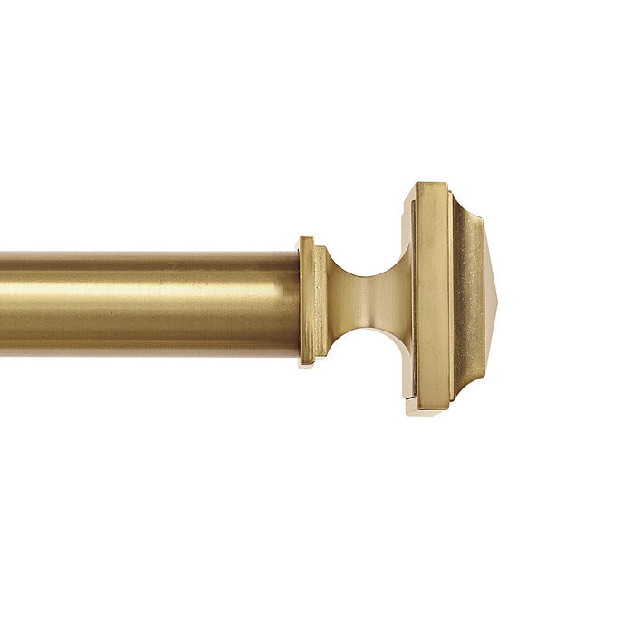 Stacked Square Drapery Finials in Metal   Set of 2 with Optional Rings & Adapters | Ballard Designs, Inc.