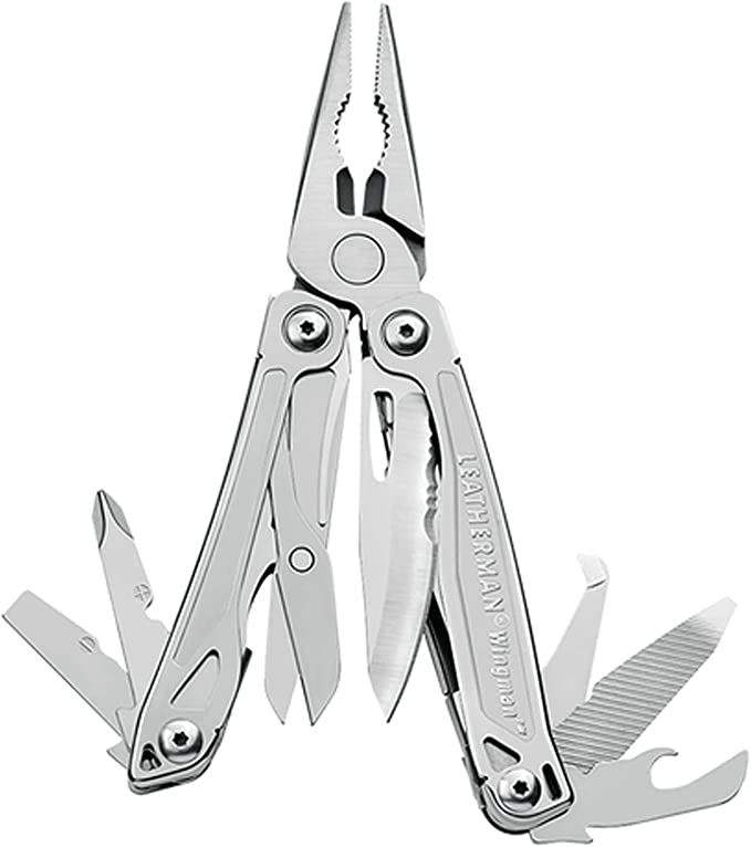 LEATHERMAN, Wingman Multitool with Spring-Action Pliers and Scissors, Built in the USA, Stainless... | Amazon (US)