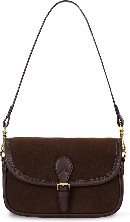 YFGBCX Small Shoulder Bag Crossbody Purse for Women Suede Bag 2024 Fall Purse Suede Handbag Satch... | Amazon (US)