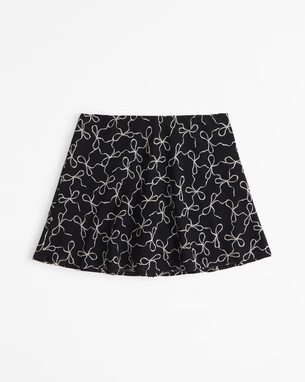 Pattern Mini Skort | Abercrombie & Fitch (US)