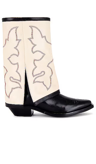 x REVOLVE Clay West Boot in Black, Off White, & Fire Flame | Revolve Clothing (Global)