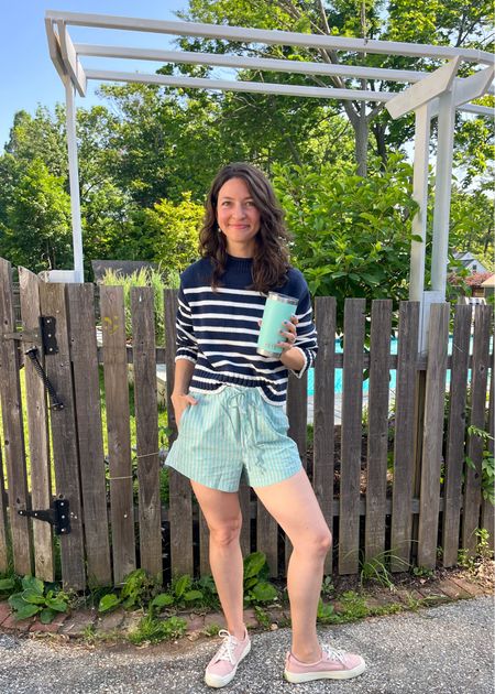 I’m not one to hop on trends anymore but I do love the striped boxer shorts! They’re comfortable & work just as well with a sweater & sneakers as they do over a swimsuit 👌

#LTKSeasonal #LTKFindsUnder50 #LTKStyleTip