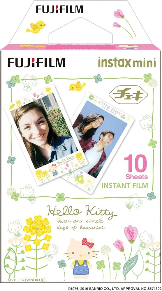 FUJIFILM INSTAX Mini KITTY3 WW 1 Instant Camera Film Pack of 10 | Amazon (US)