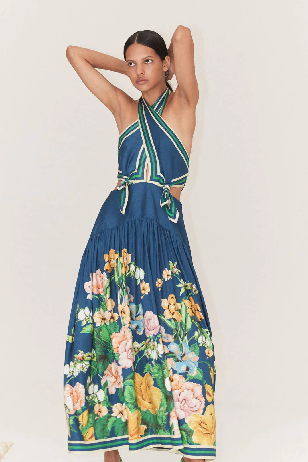 Lyla Halter Midi Dress | COUPER