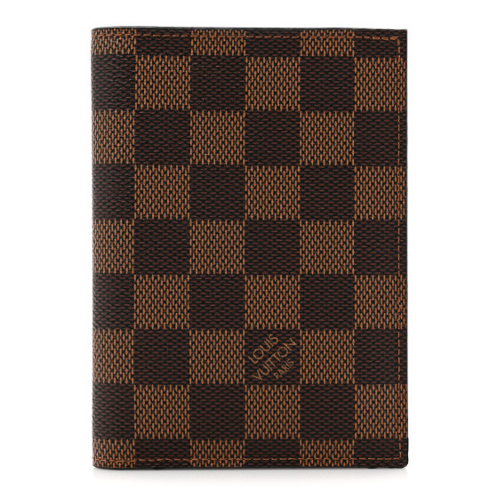 Damier Ebene Passport Cover | FASHIONPHILE (US)
