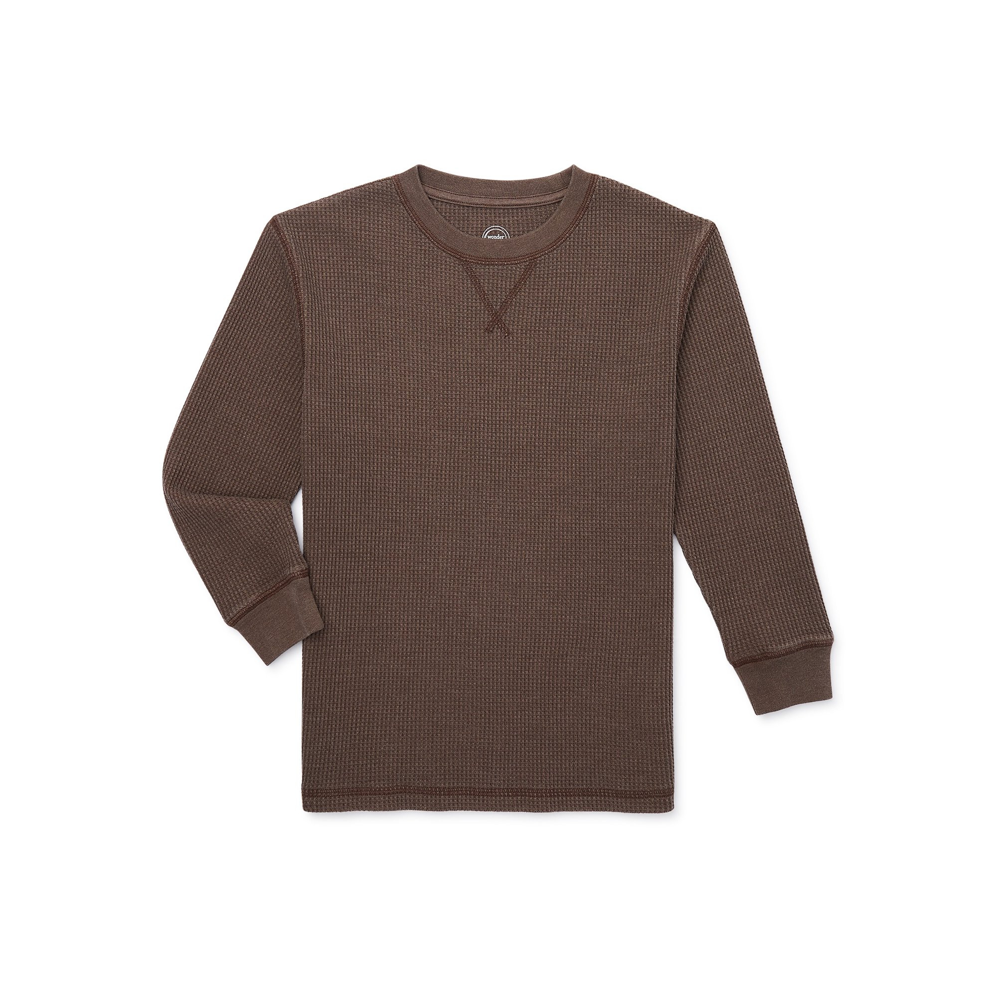 Wonder Nation Boys Long Sleeve Thermal Shirt, Sizes 4-18 & Husky | Walmart (US)