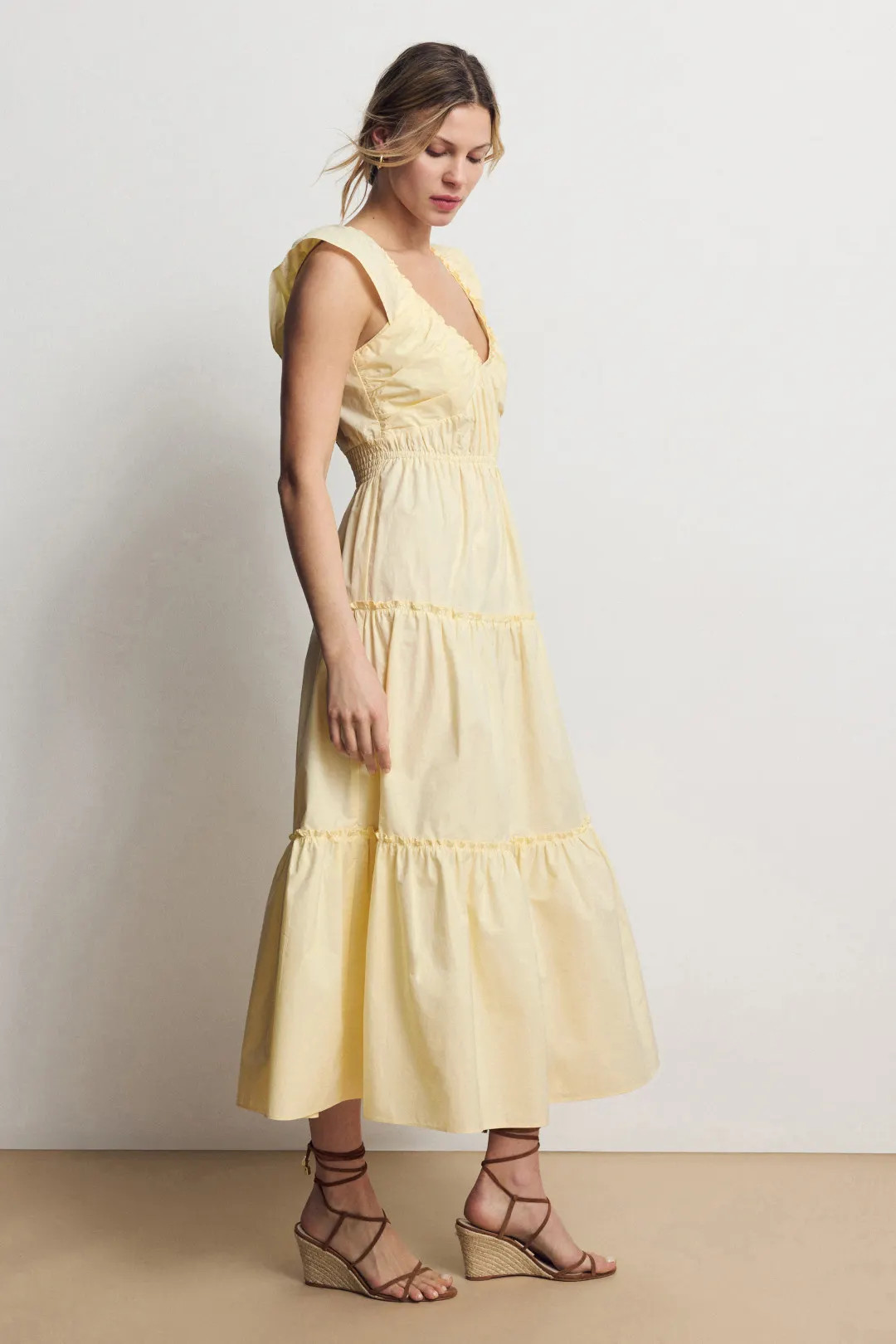 Tiered V-Neck Dress | Rent the Runway