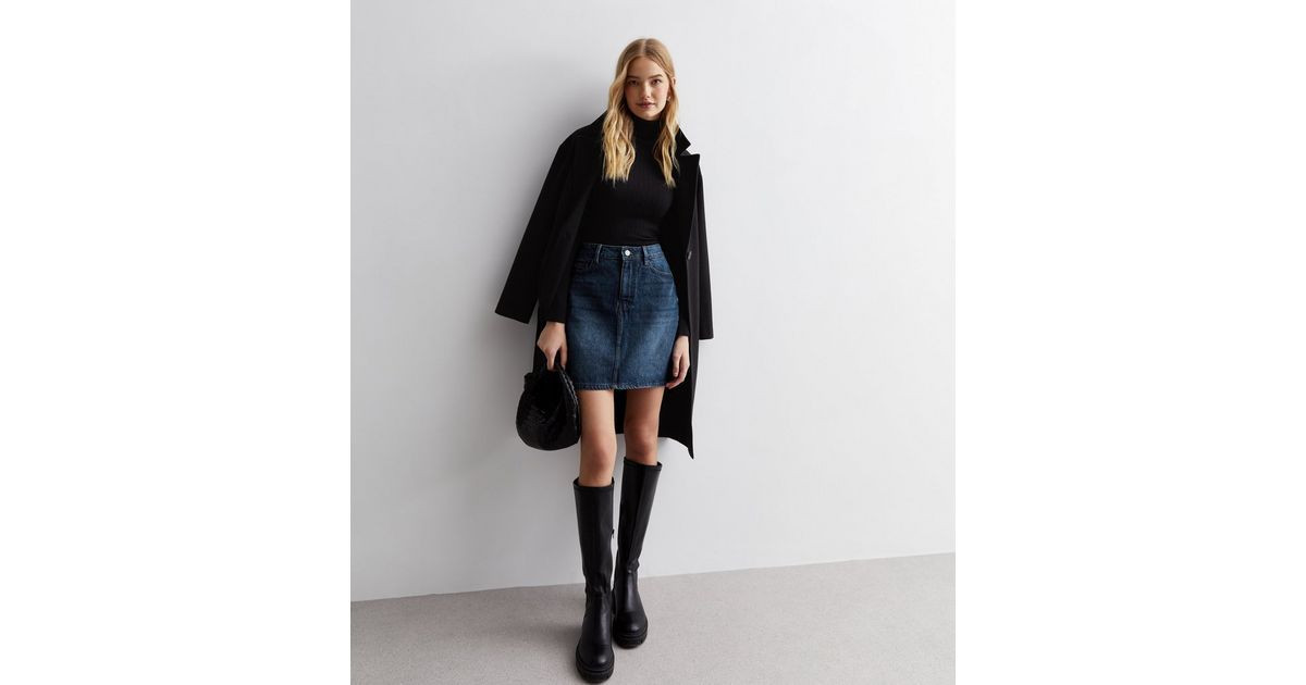 Blue Denim Mom Skirt
						
						Add to Saved Items
						Remove from Saved Items | New Look (UK)