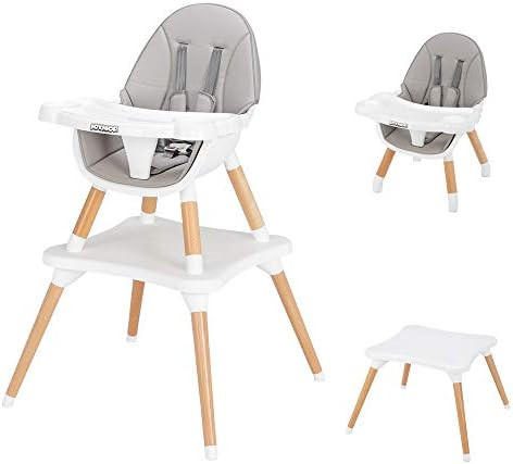 JOYMOR 5-in-1 Baby High Chair for Infants to Toddler, 4-Position Adjustable for Baby/Infants/Todd... | Amazon (US)