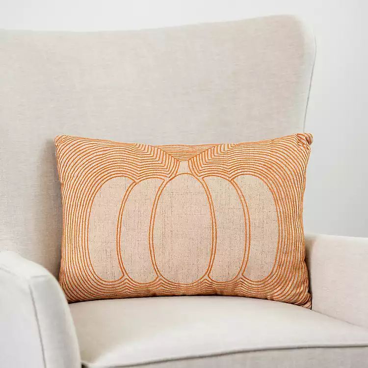 Multi-Line Pumpkin Pillow | Kirkland's Home