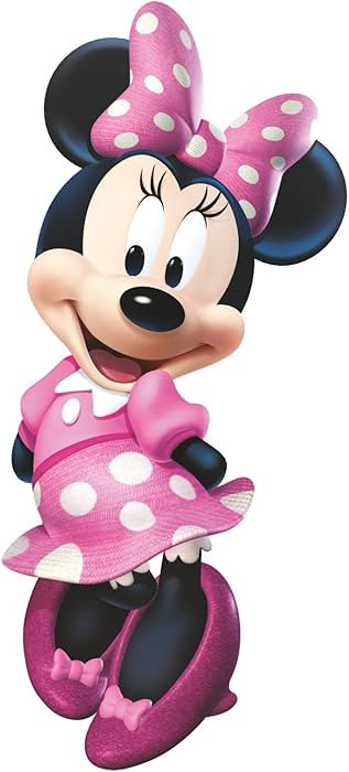 RoomMates RMK2008GM Disney Minnie Mouse Bow-tique Giant Peel and Stick Wall Decal | Amazon (US)