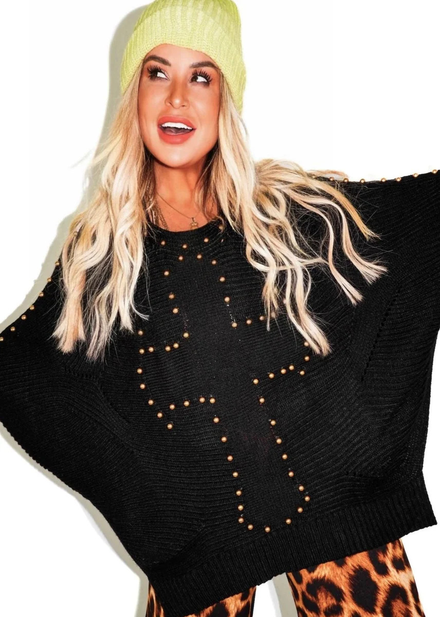 STABILIZED SIDE SLIT SWEATER | Pebby Forevee