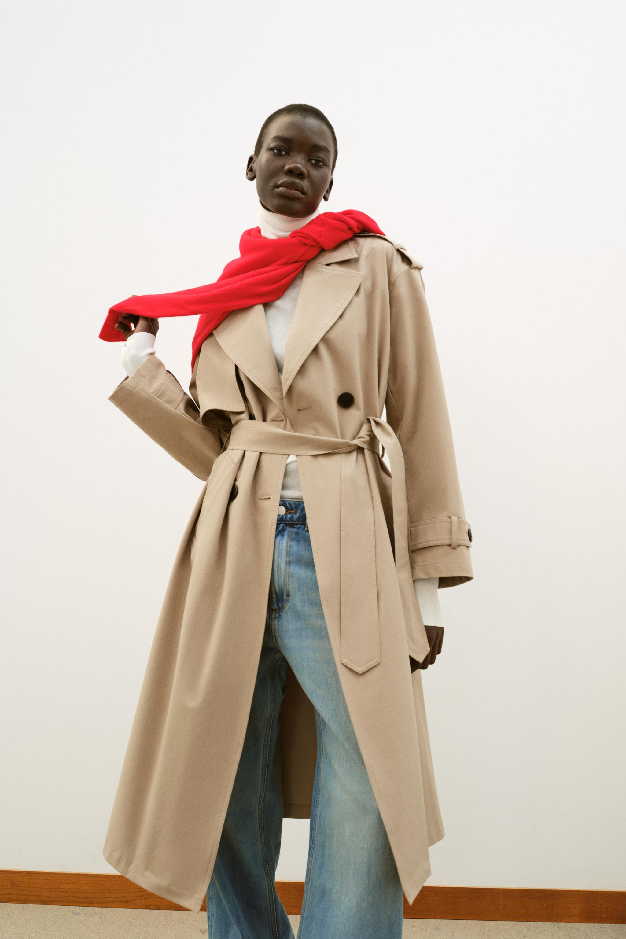 LONG BELTED TRENCH COAT | Zara US