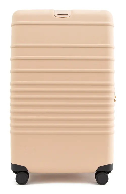 Béis The 29-Inch Rolling Spinner Suitcase in Beige at Nordstrom | Nordstrom