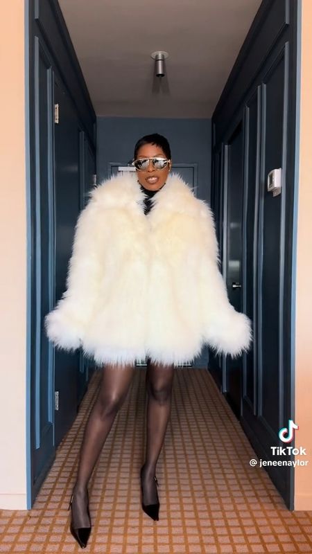 More looks from #NYFW! This stunning jacket is from one of my favorite new brands: Aknvas! 

I rounded up a few white furs to help you recreate the look! 

Sunnies: Loewe

#LTKshoecrush #LTKstyletip #LTKU