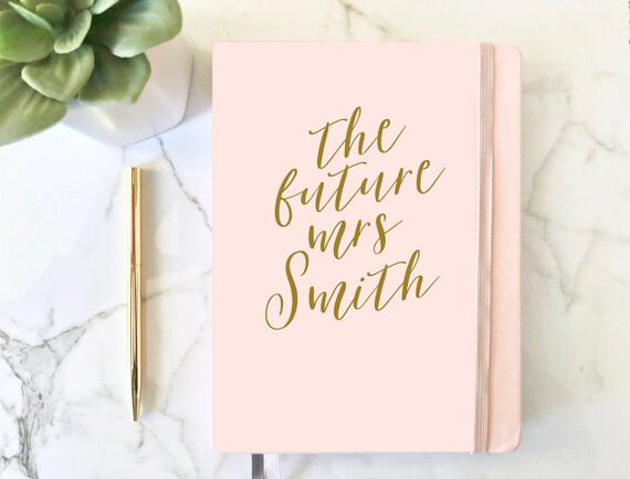 Personalized Future Mrs Journal, Bride Journal, Wedding Journal, Wedding Planner, Bride Planner, ... | Etsy (US)