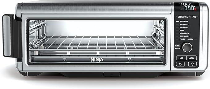 Ninja SP101 Foodi Counter-top Convection Oven, 8 Functions + Standard Height, Stainless Steel/Bla... | Amazon (US)