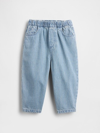 Baby & Toddler Pull-On Barrel Jeans | Gap (US)