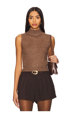Stitches & Stripes Remy Sleeveless Top in Cocoa from Revolve.com | Revolve Clothing (Global)