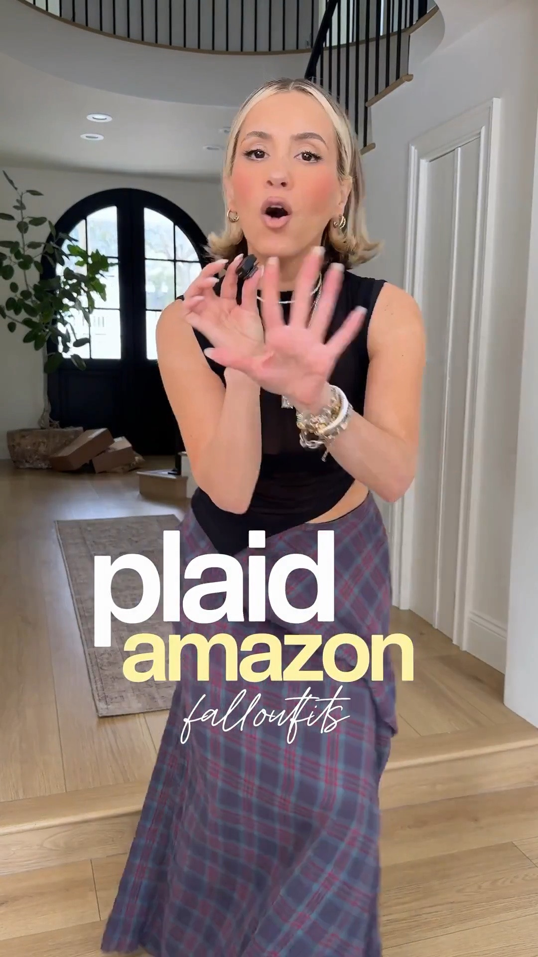 Plaid fall casually chic outfits 🤗💫🤎🖤 

Lmk if I’m missing anything my loves 💋

Wearing small
✔️Size 0 in @Express faux leather pants (size down they have a lot of stretch)
✔️Size XS in Zara flowy pants (1st look) 
✔️Small in everything else from Amazon

The white pumps that I’m wearing in the video are YSL dupes but honestly they’re not made for walking they’re just made for looking cute lol I linked to another pair of white pumps that are actually comfortable and super super cute! 

Casual chic fall outfits featuring one of the season’s most timeless prints: plaid. 🍂 From plaid jackets and skirts to lightweight layers and elevated everyday basics, these fall outfit ideas are easy, wearable, and perfect for transitioning into cooler weather. Think classic plaid prints, chic layering pieces, flattering silhouettes, and versatile fall staples you can mix and match all season. These Amazon fall fashion finds are giving effortless, polished fall style without trying too hard.

#LTKgrwm #LTKootd #LTKU