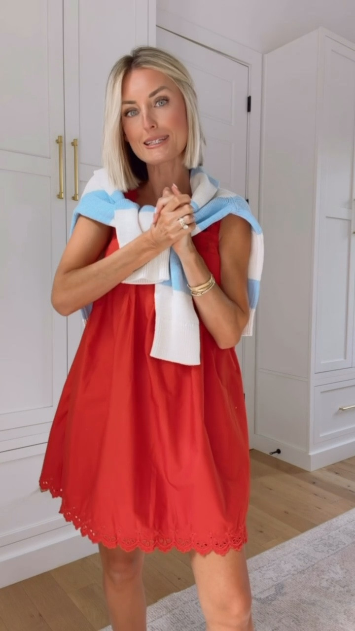 #AbercrombiePartner @abercrombie has all you need to look chic this Fourth of July 💕 wearing S in the dress & M in the sweater. 

Loverly Grey, Abercrombie, Fourth of July outfit ideas, red mini dress, summer fashion, summer outfit ideas

#LTKootd #LTKSeasonal